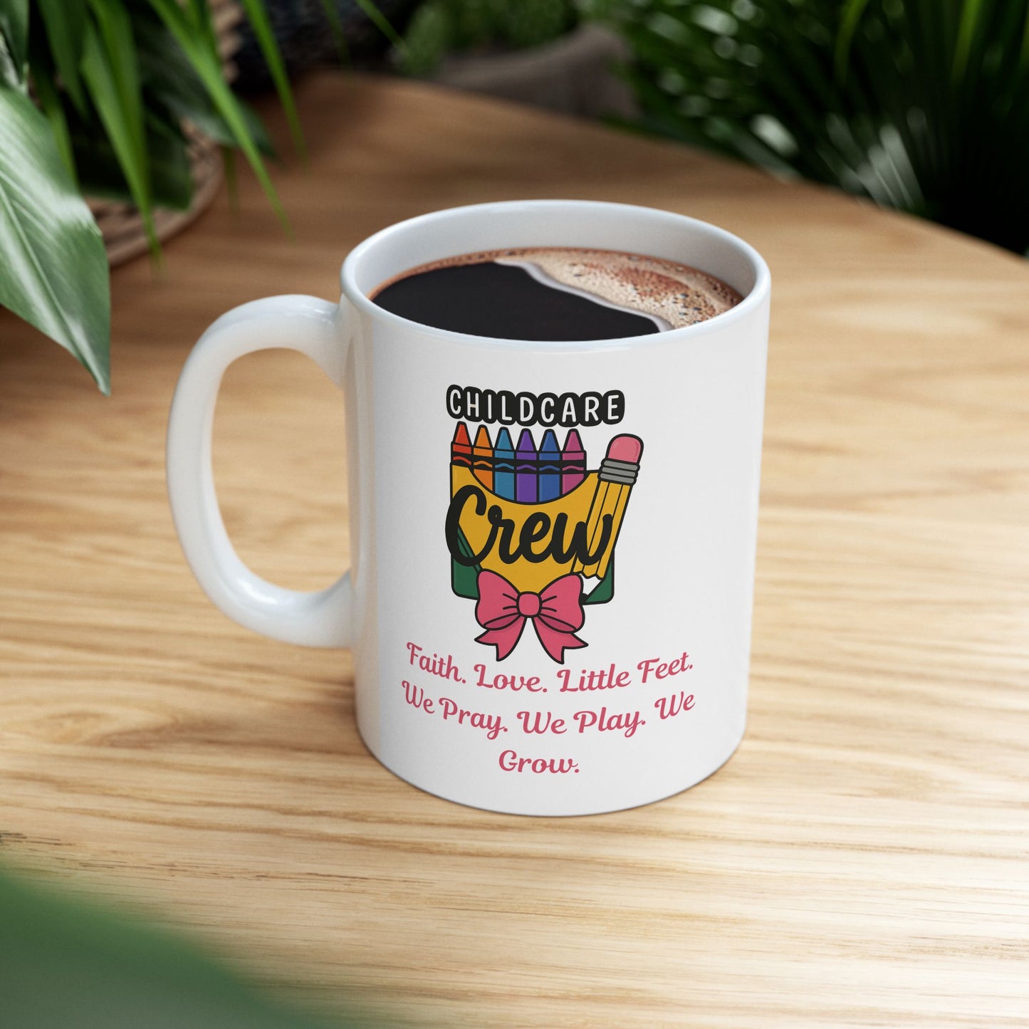 Faith, Love, Little Feet Mug