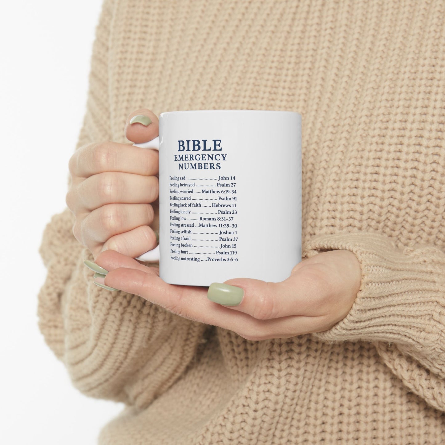 Bible Emergency Mug