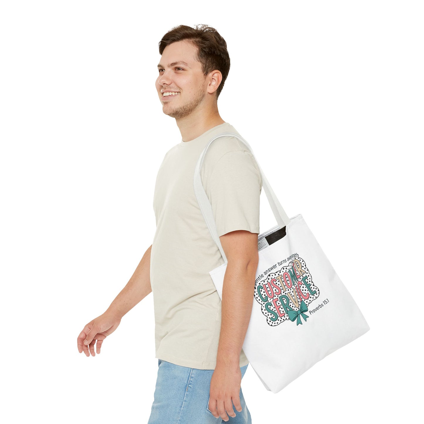 Customer Service Proverbs 15:1 Tote