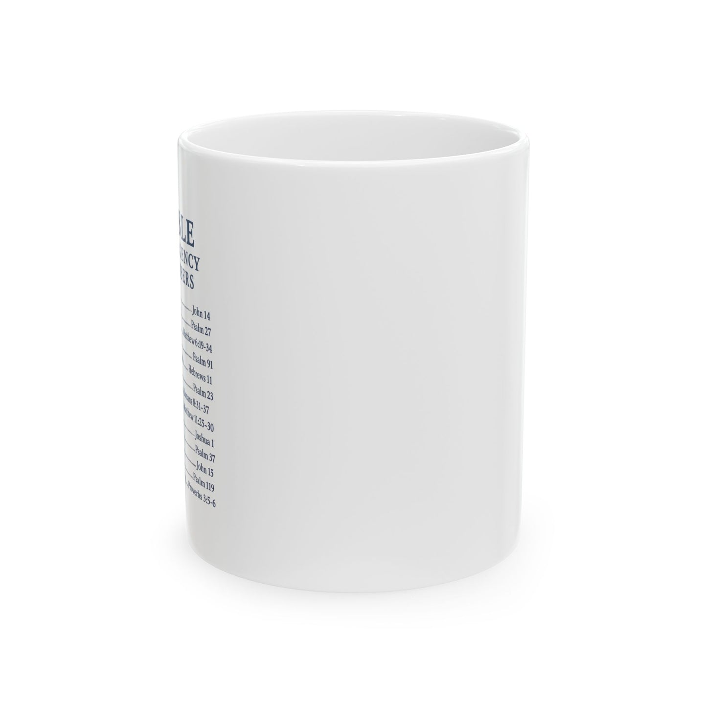 Bible Emergency Mug