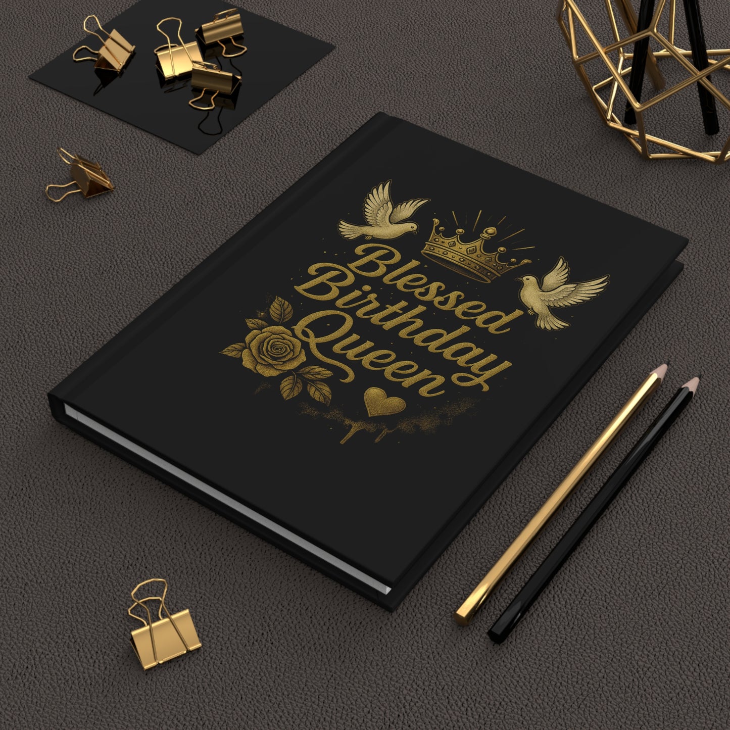 Blessed Birthday Queen Journal (Gold)