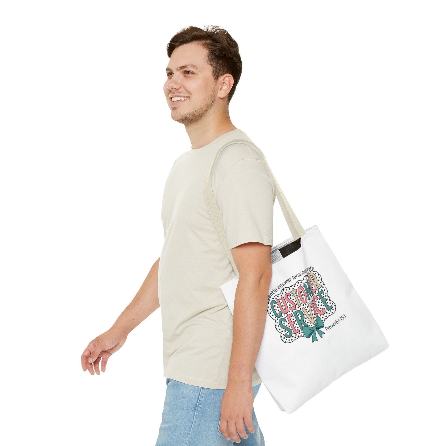 Customer Service Proverbs 15:1 Tote