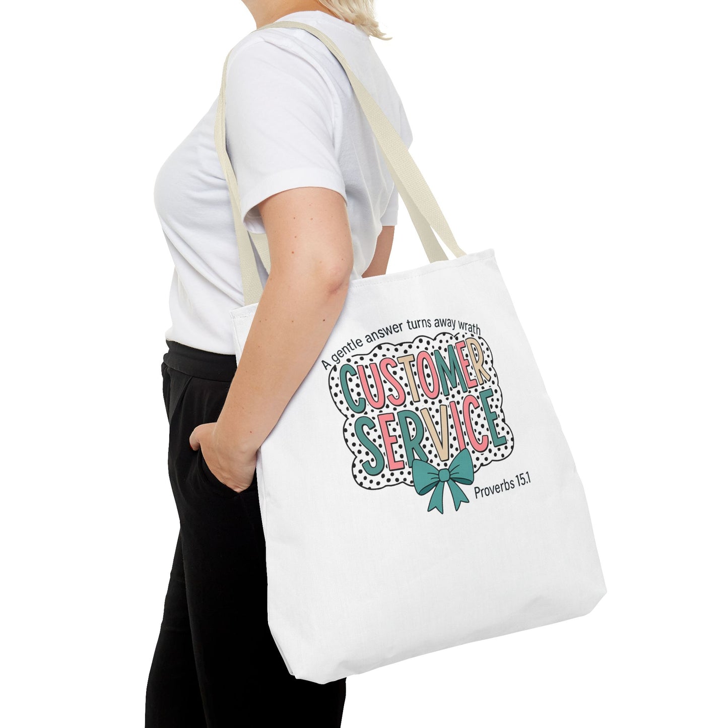 Customer Service Proverbs 15:1 Tote