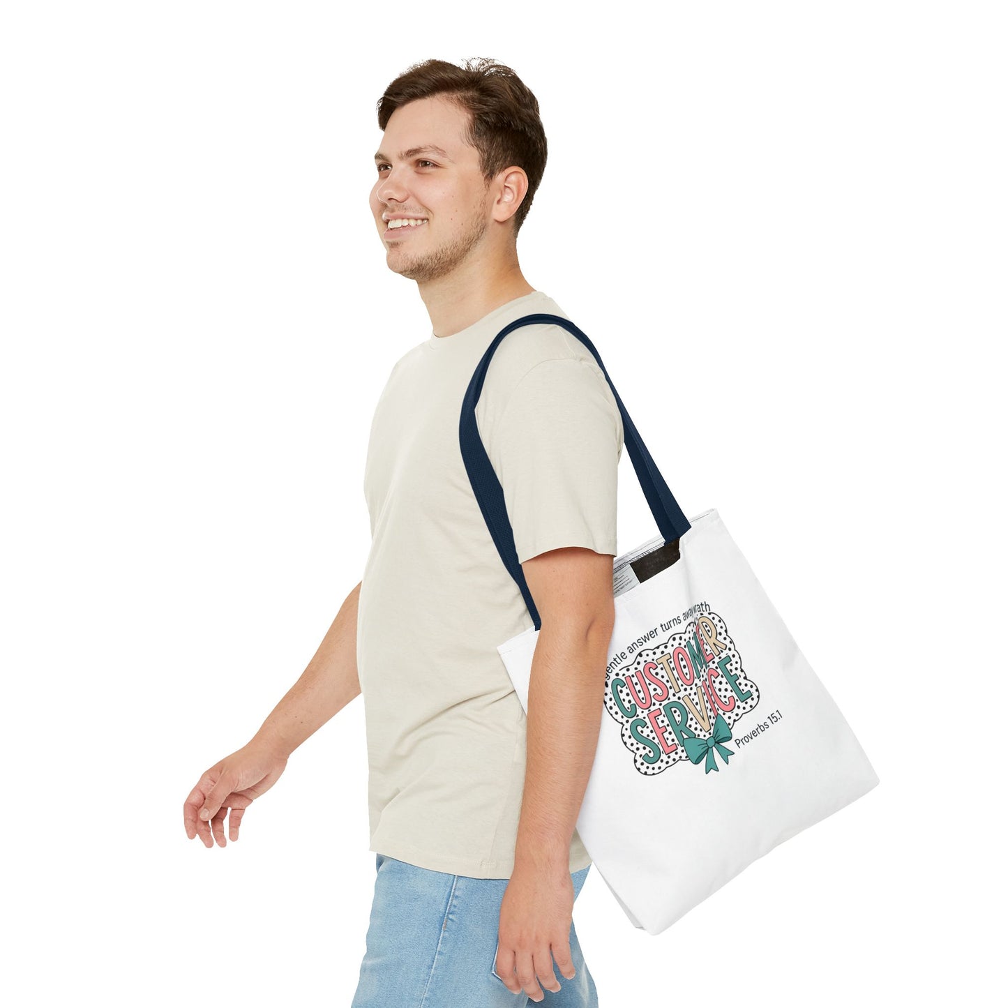 Customer Service Proverbs 15:1 Tote