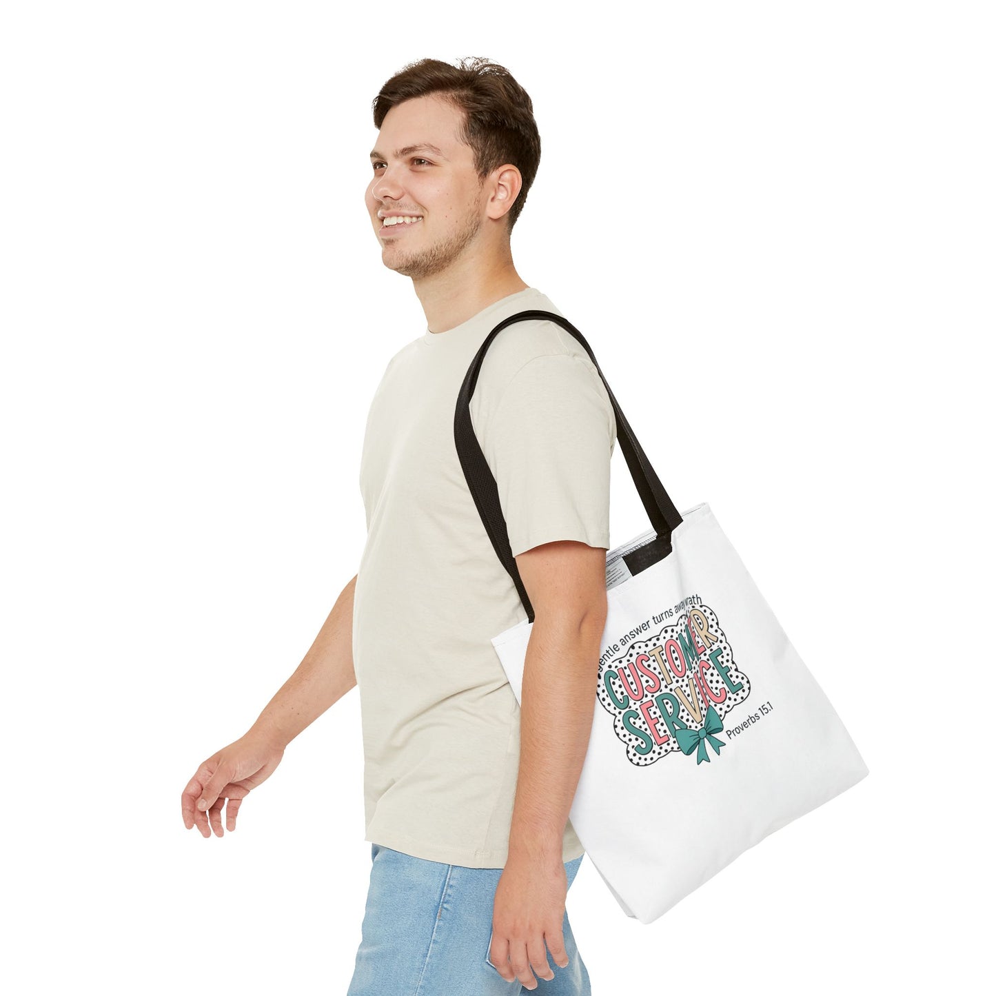 Customer Service Proverbs 15:1 Tote