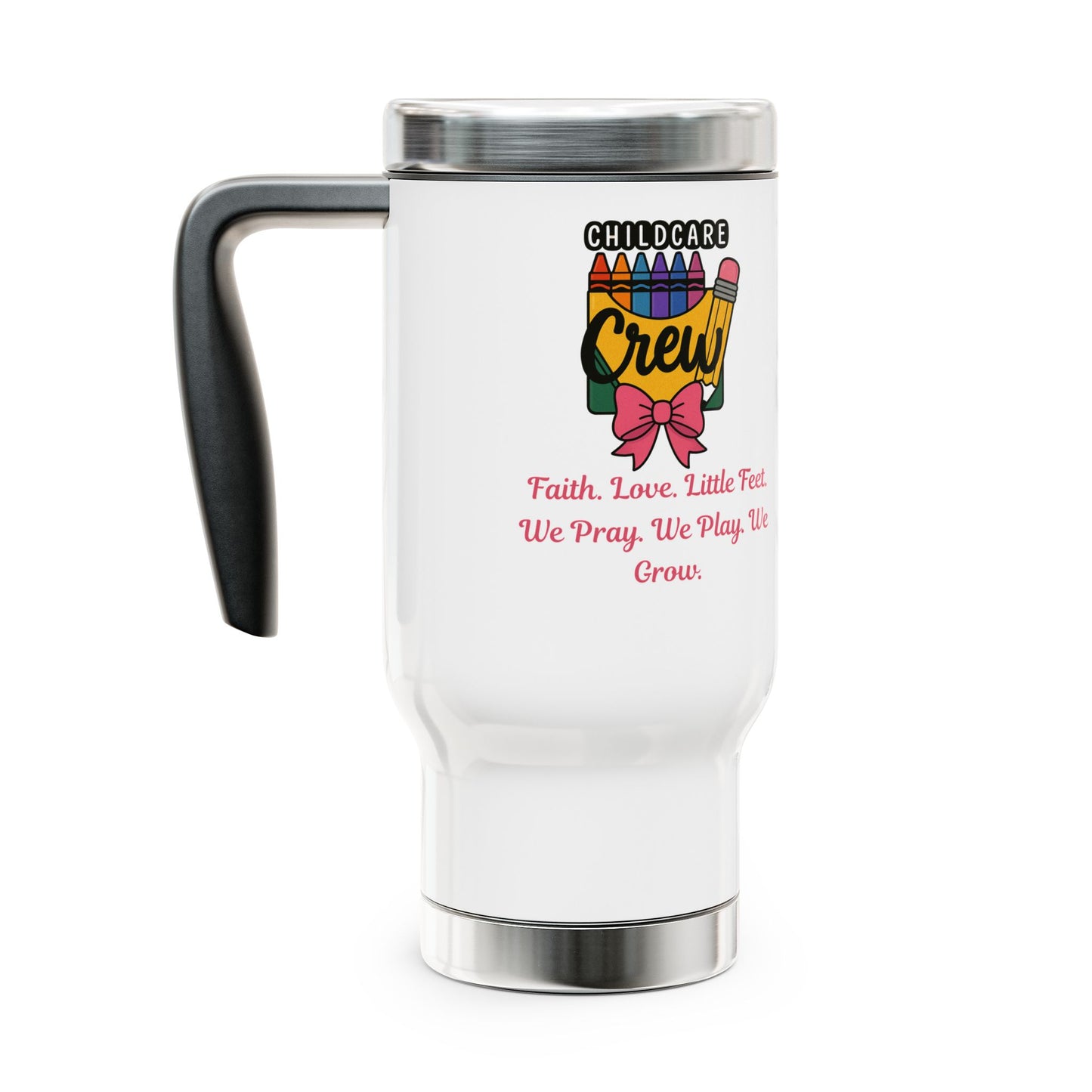 Faith, Love, Little Feet Tumbler