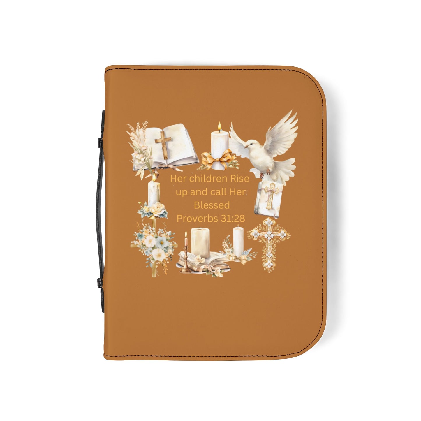 She Is Blessed Proverbs 31:28 Faith Bible Cover