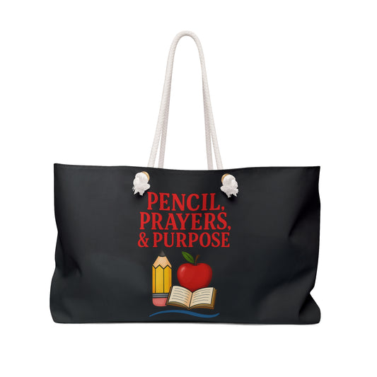 Pencil Prayer Purpose Tote