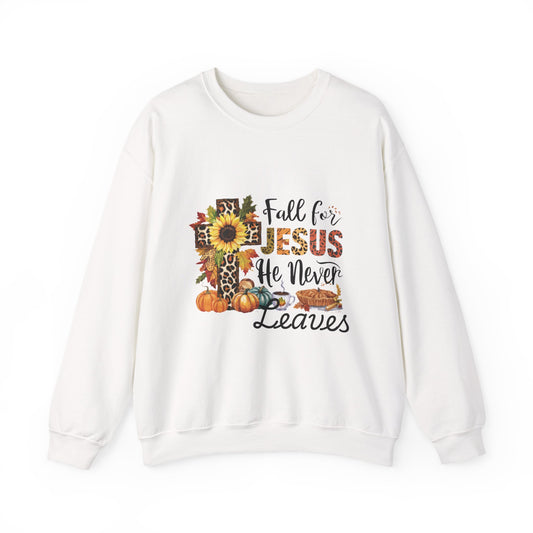 Fall for Jesus He Never Leaves