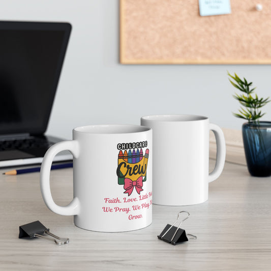 Faith, Love, Little Feet Mug