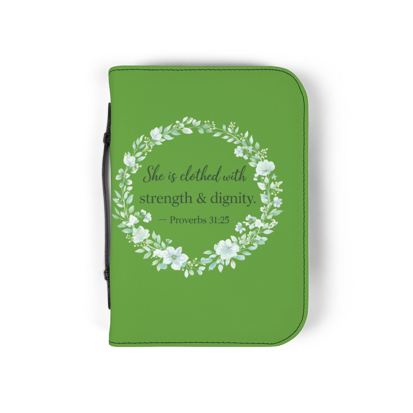 Clothed with Strength & Dignity Proverbs 31:25 Faith Bible Cover