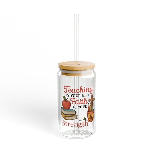 Teaching is Your Gift Glass Tumbler