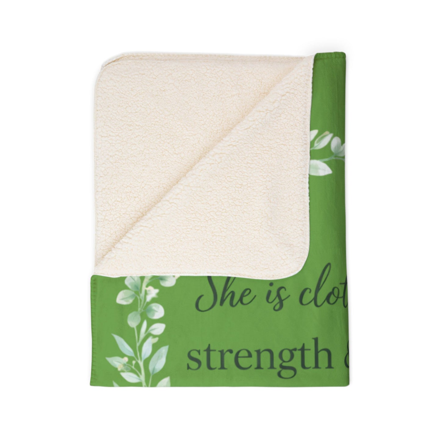 Wrapped in Strength & Dignity Proverbs 31:25 Cozy Faith