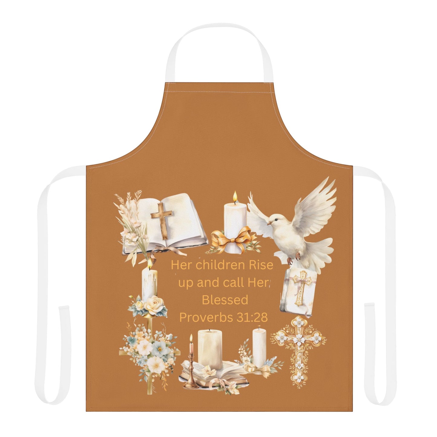 She Is Blessed Proverbs 31:28 Faith Apron