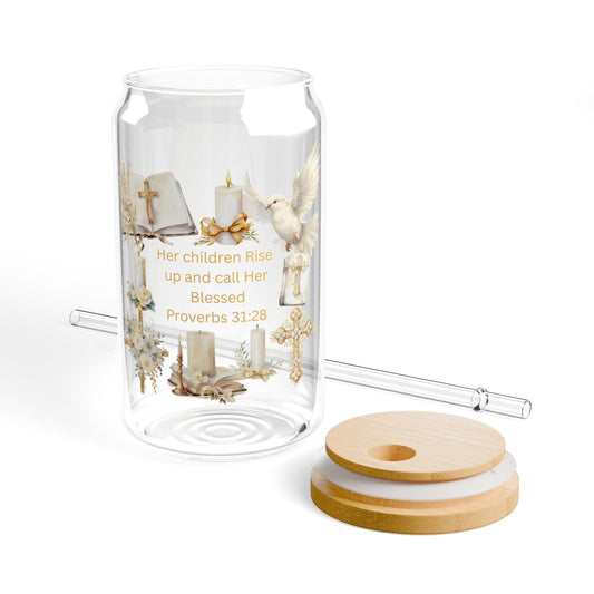 She Is Blessed Proverbs 31:28 Faith Tumbler