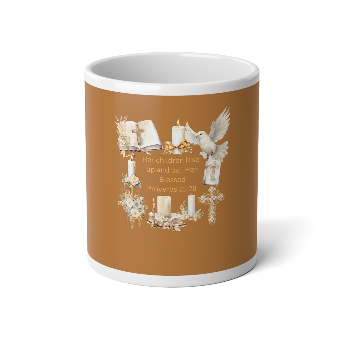 She Is Blessed Proverbs 31:28 Scripture Mug