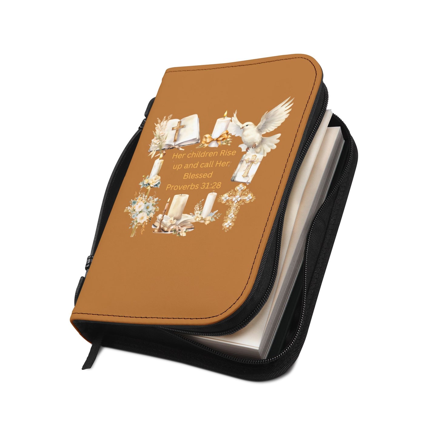 She Is Blessed Proverbs 31:28 Faith Bible Cover