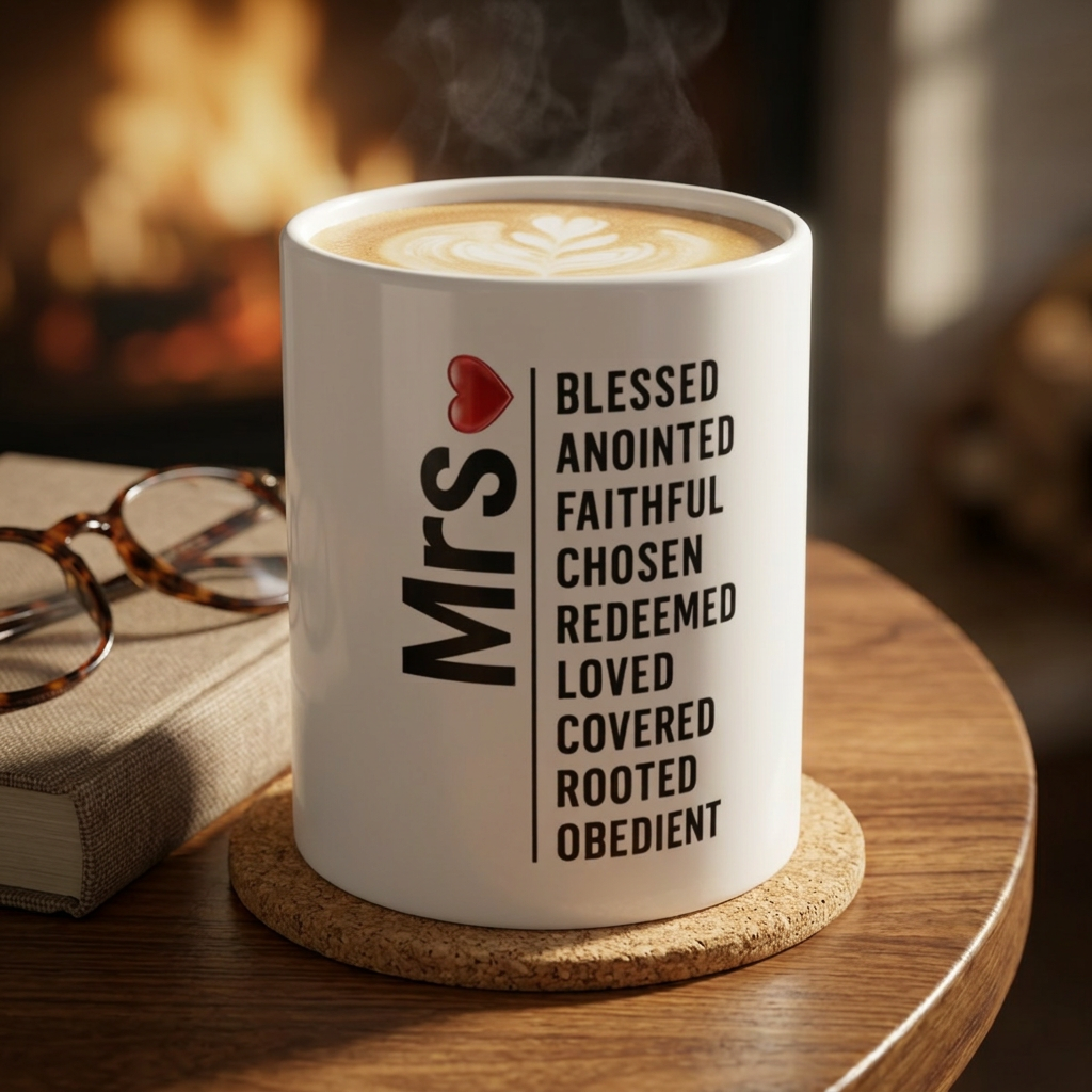 Mrs. Blessed, Anointed, Faithful Mug