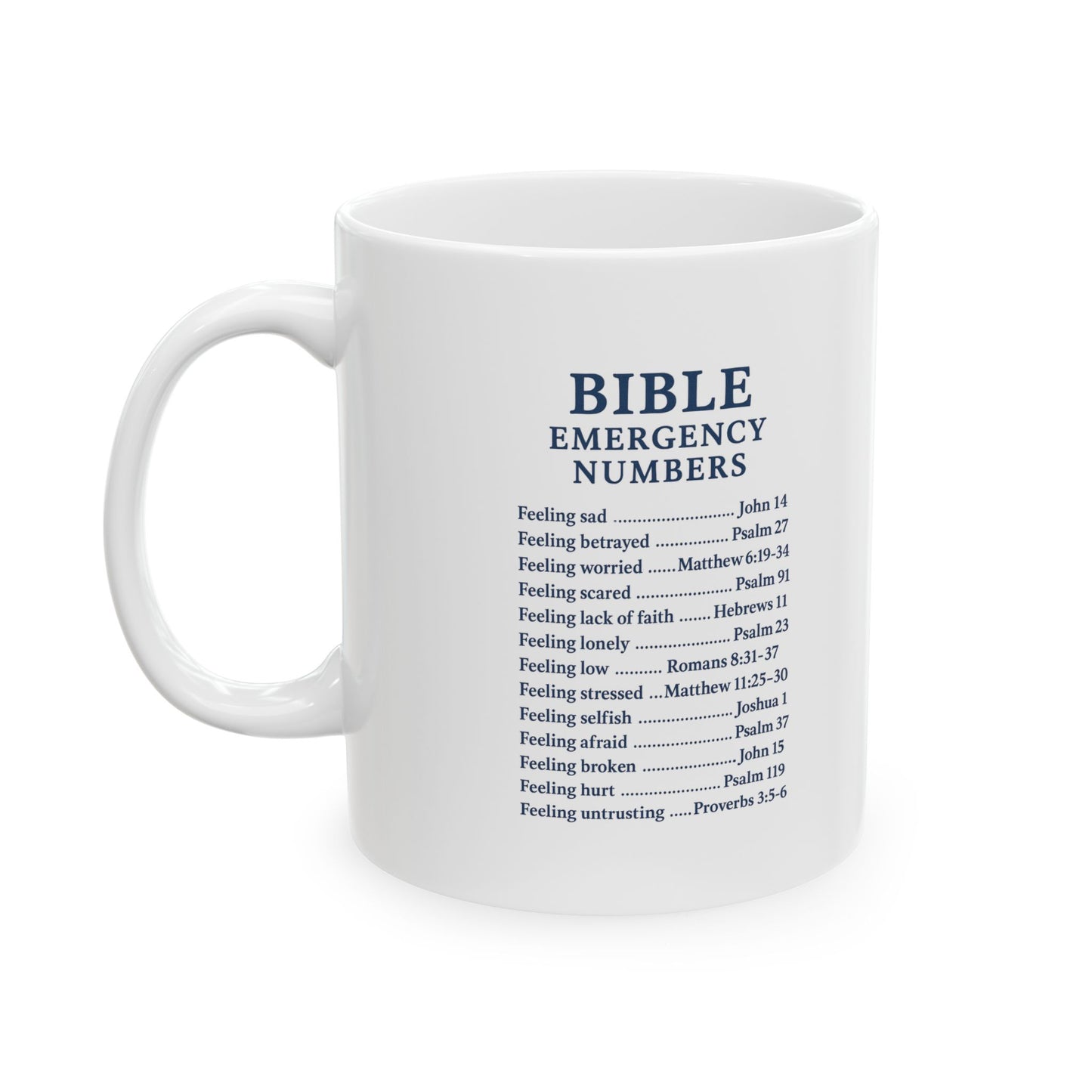 Bible Emergency Mug