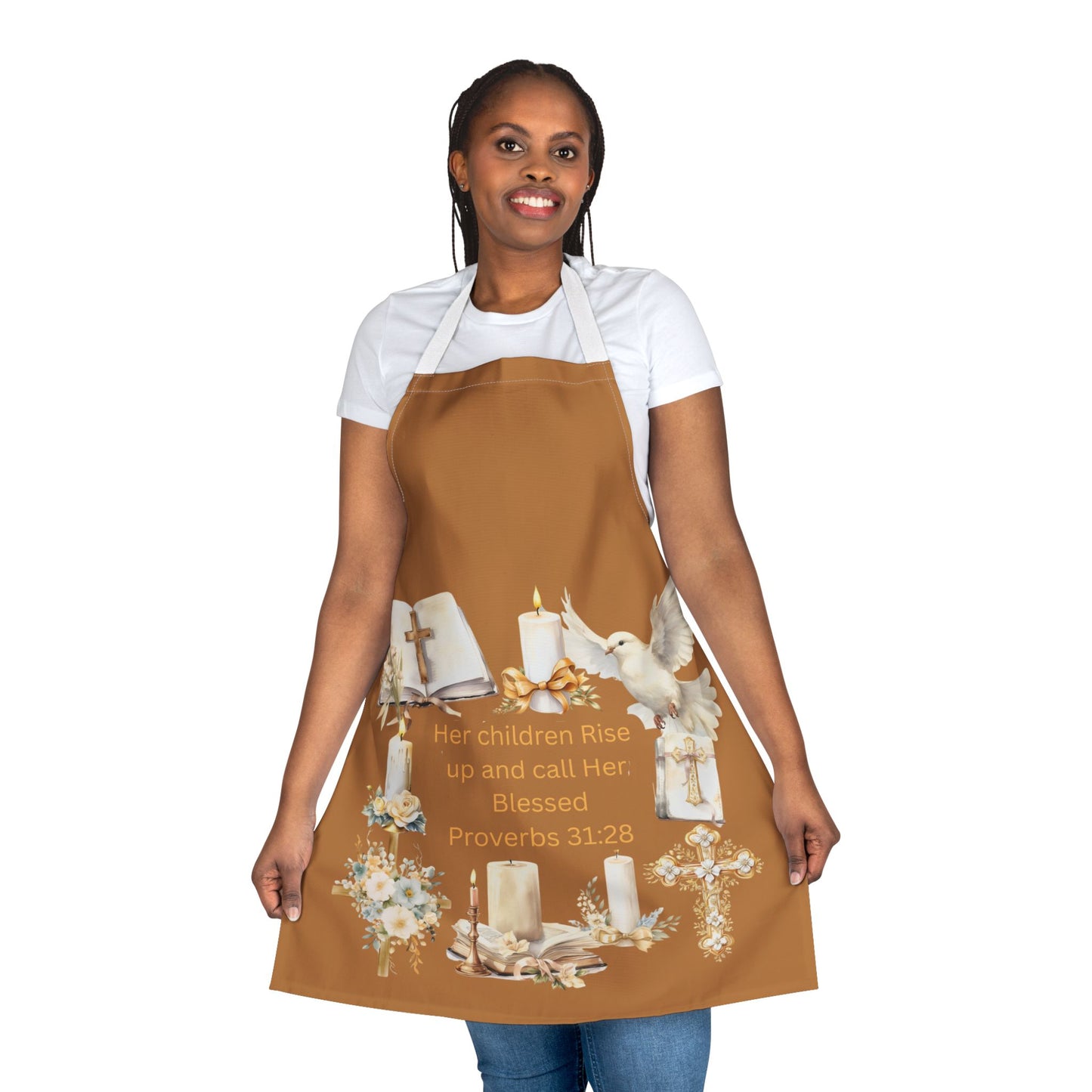 She Is Blessed Proverbs 31:28 Faith Apron