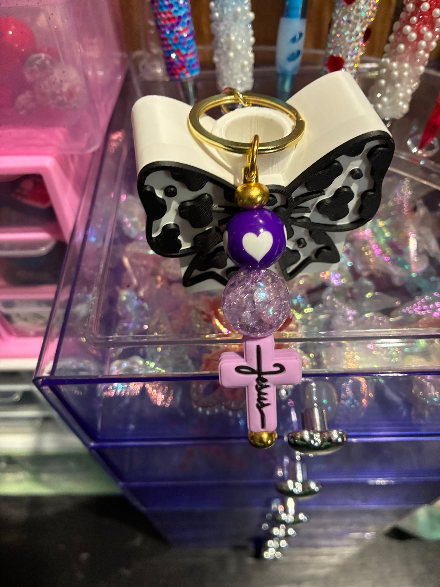Blessed Bling Keychain