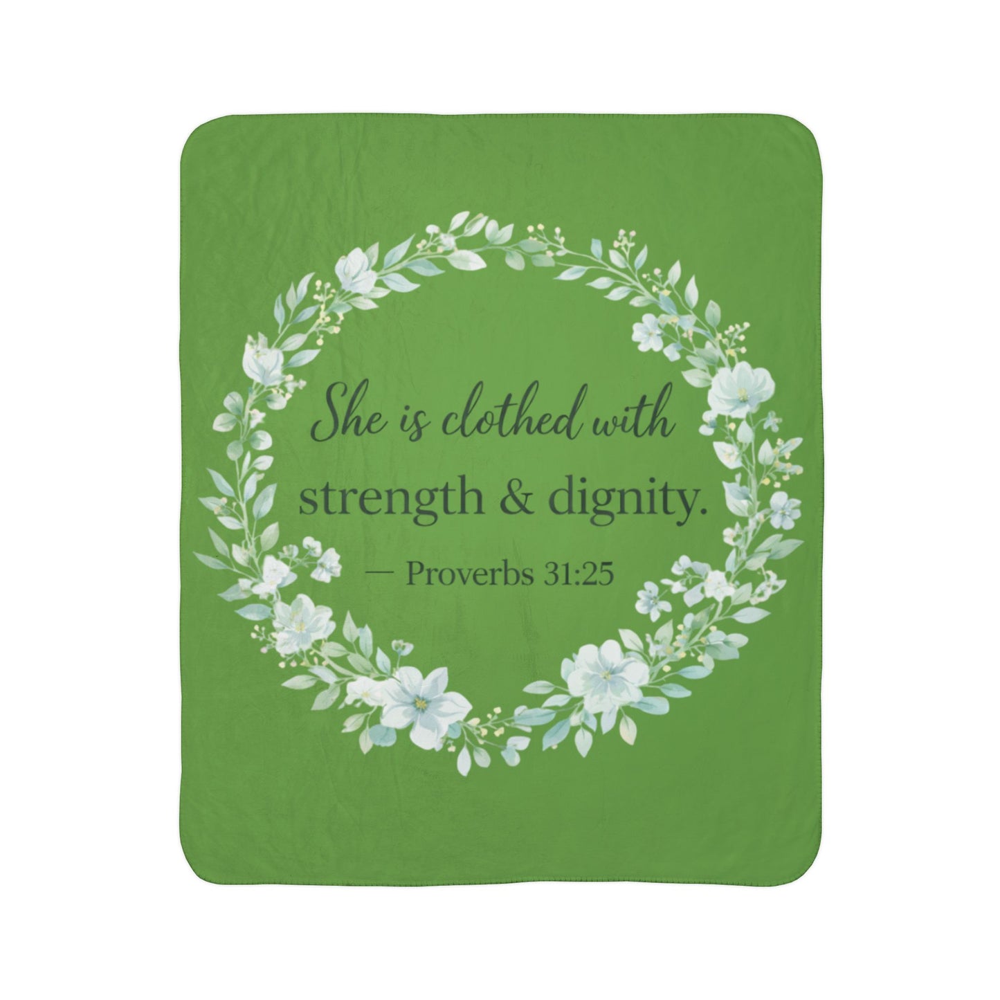 Wrapped in Strength & Dignity Proverbs 31:25 Cozy Faith