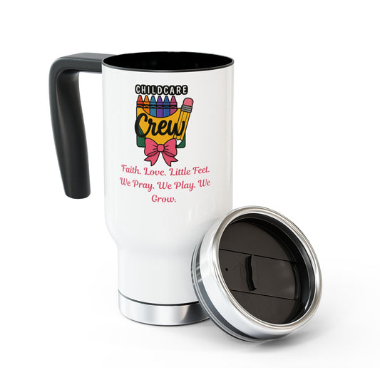 Faith, Love, Little Feet Tumbler
