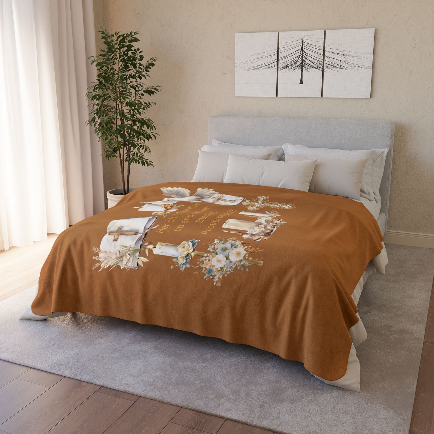 Proverbs 31:28 She is Blessed Cozy Faith