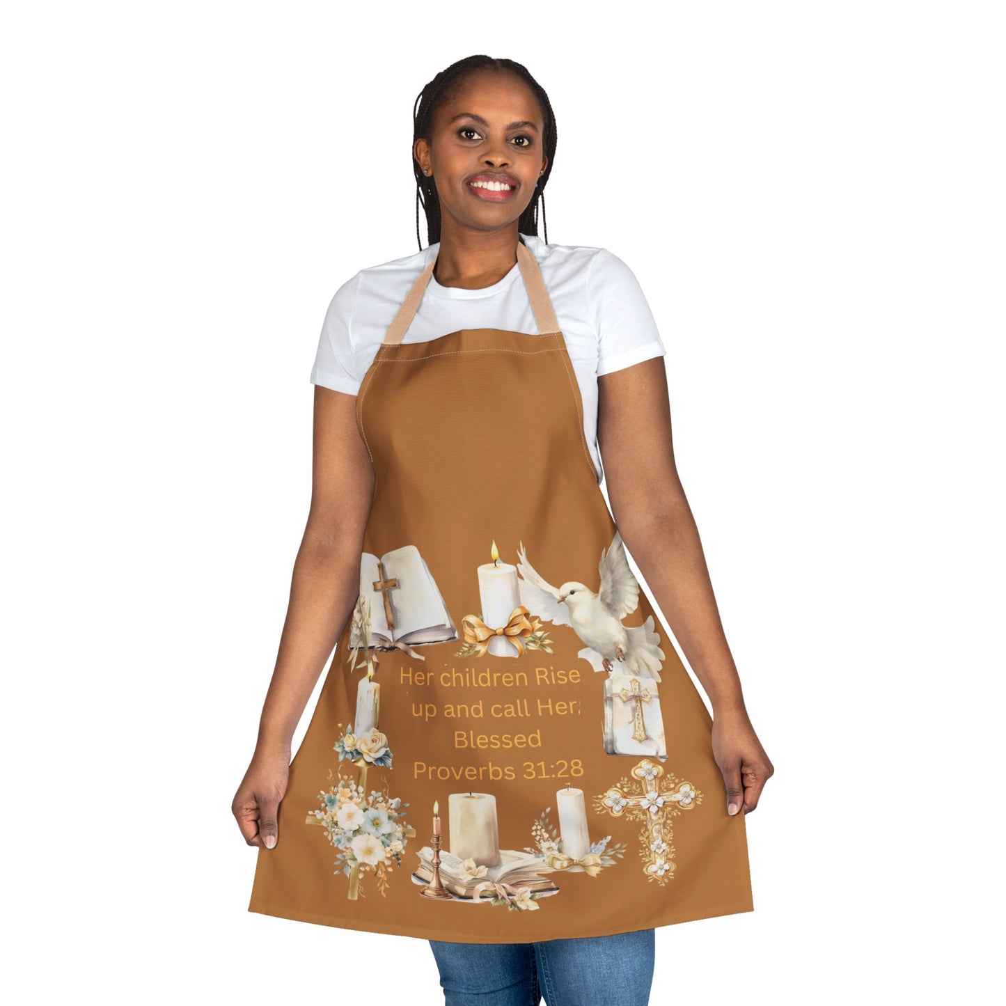She Is Blessed Proverbs 31:28 Faith Apron