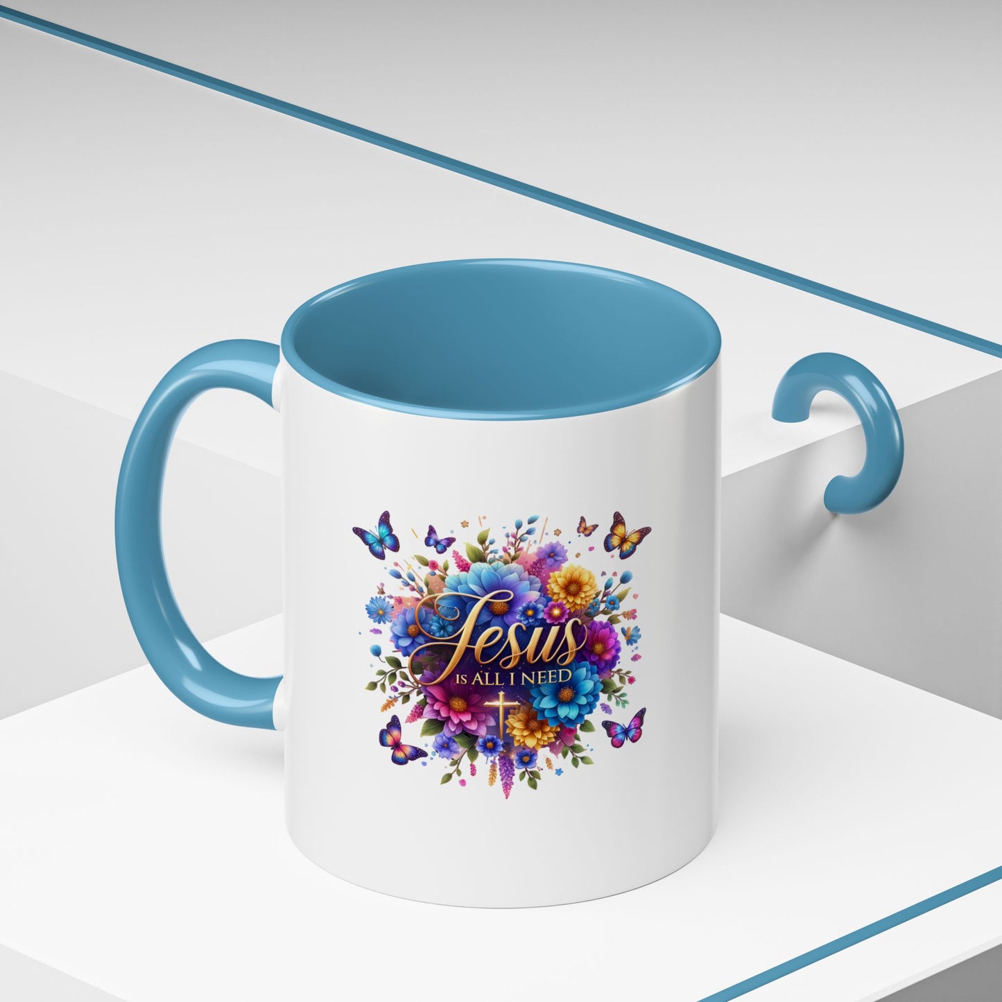 Jesus is all I Need Mug