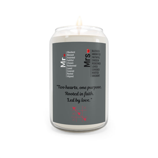 Two Hearts, One Purpose Candle