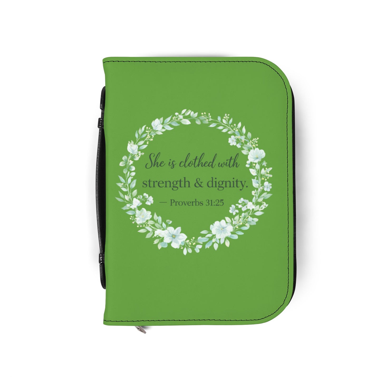 Clothed with Strength & Dignity Proverbs 31:25 Faith Bible Cover