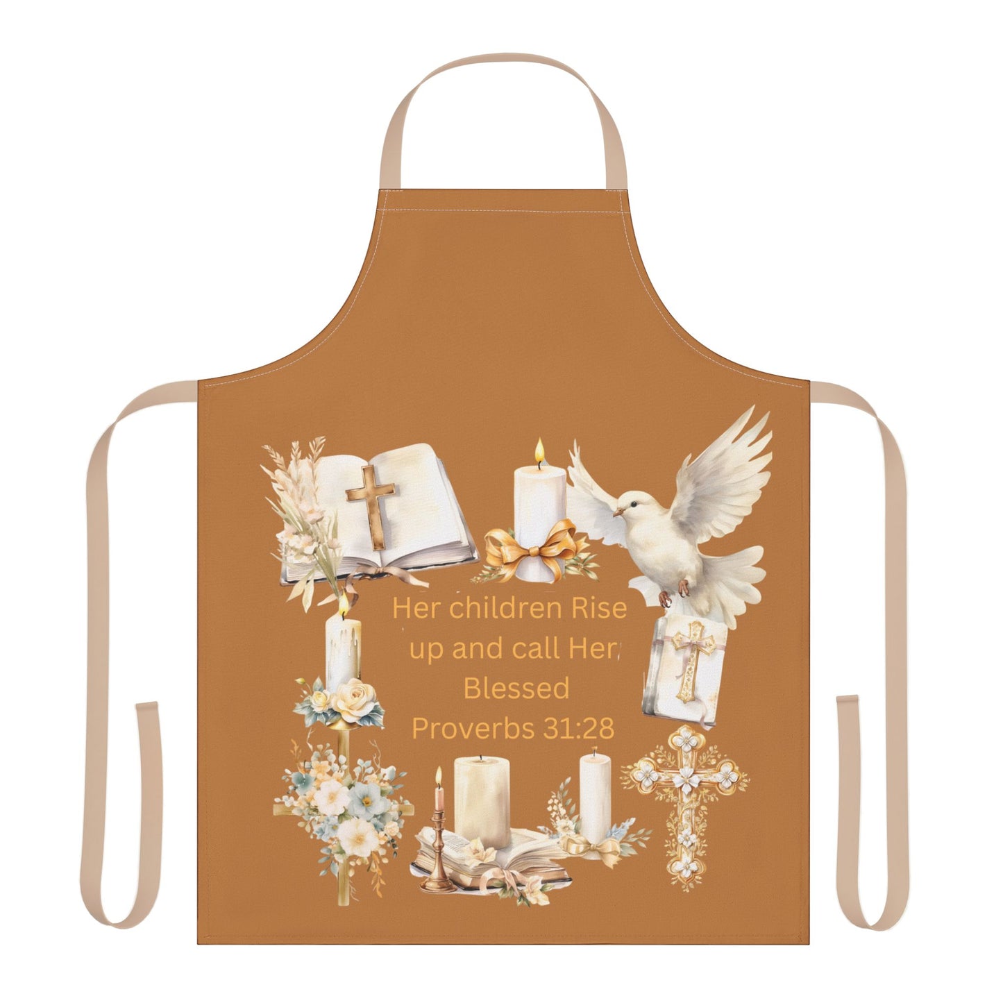 She Is Blessed Proverbs 31:28 Faith Apron