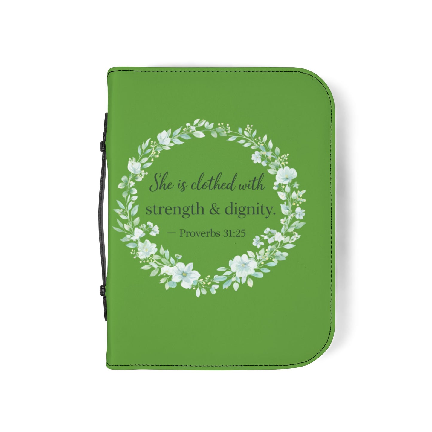 Clothed with Strength & Dignity Proverbs 31:25 Faith Bible Cover