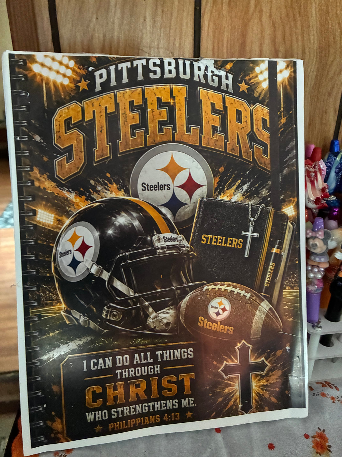 Blessed Game Day Faith Notepad
