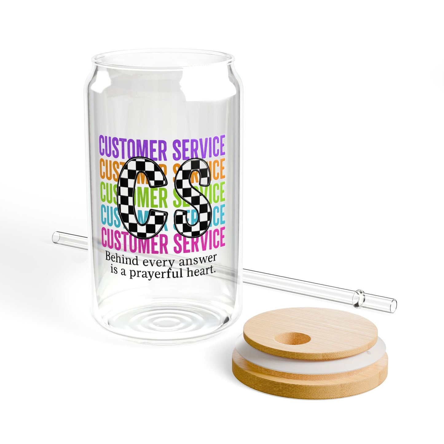 Customer Service Faith Glass Tumbler
