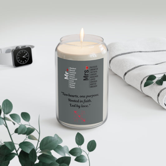 Two Hearts, One Purpose Candle