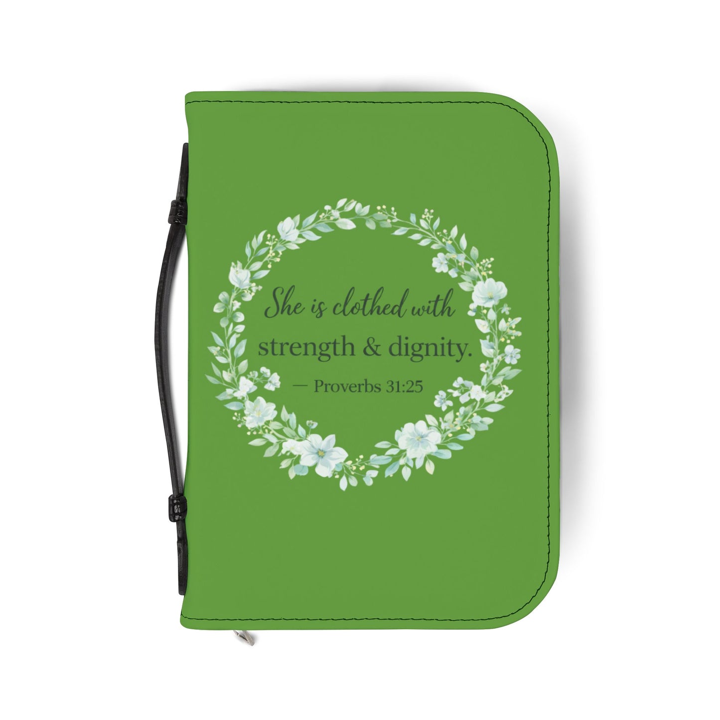 Clothed with Strength & Dignity Proverbs 31:25 Faith Bible Cover