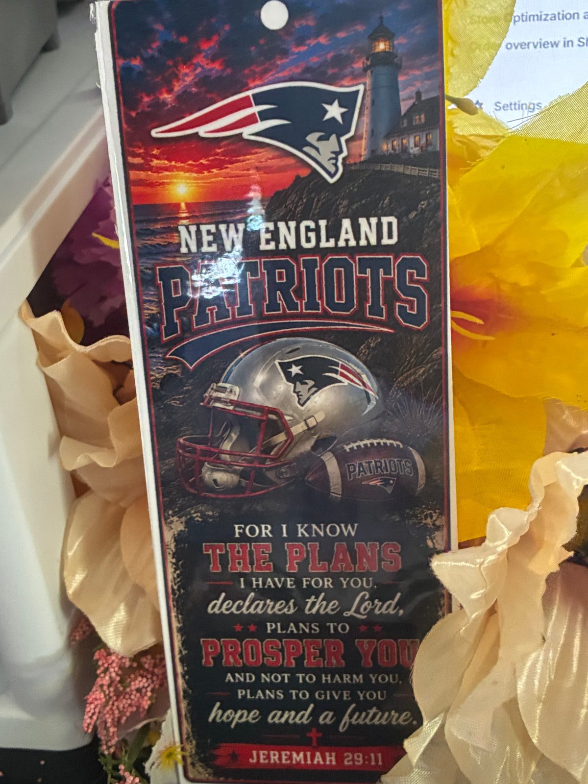 Blessed Game Day Bookmark