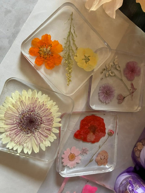 Petals of Promise Coaster Set (Square Collection)